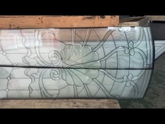 25 mm laminowane okna podwójne i potrójne okna okna francuskie drzwi dekoracyjne okna z ołowiem